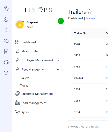 Logistics Dashboard